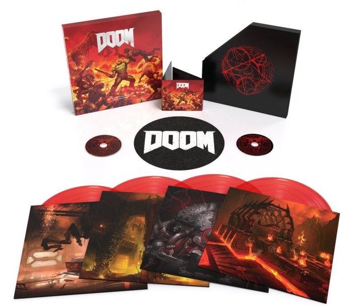 Doom Special Edition X4 Vinyl Boxset Splipmat Double CD Bundle